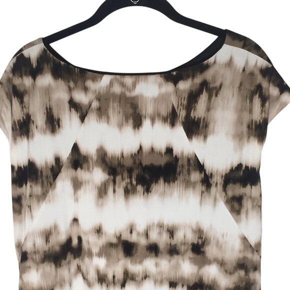 Calvin Klein Shirt Womens 3X Ruched Stretch Sleeveless Abstract Print Plus Size - Picture 9 of 14